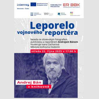 Beseda je součástí mezinárodního projektu Slová bez hraníc, realizovaného z Fondu malých projektů v rámci programu INTERREG SK-CZ se Záhorskou knižnicou v Senici financovaného z fondů Evropské unie. 
